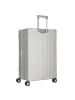 Aleon Traveler Macro 4-Rollen Trolley Aluminium 77 cm mit Kleidersack platinum 1