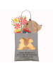 Mr. & Mrs. Panda Uni Tasche Igel händchenhaltend mit Spruch in Light Grey