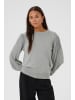 Kaffe Strickpullover KAlone Regular fit in Light Grey Melange