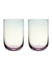 like. by Villeroy & Boch 2er Set Longdrinkbecher Like Glass 385 ml in Pearl