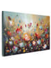 OnlyWow Leinwand Bilder Blumenmeer