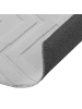 Beliani Kurzflor KEVIREL in Grau - (W) 160 x (L) 160 cm