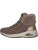 Skechers Stiefeletten in TAUPE METALLIC