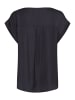 SAINT TROPEZ Kurzarm-Bluse BrianaSZ Gerade Passform in Night Sky