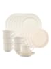 Villeroy & Boch 18-tlg. Kaffeeservice Manoir in Weiß – in weiß