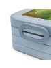 Mr. & Mrs. Panda Bento Box Schnabeltier Mut Design ohne Spruch in Blau Pastell