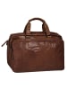 SPIKES & SPARROW Reisetasche echt Leder in cognac