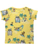 Villervalla T-shirts Surfende Tiere in gelb