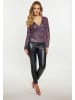 faina Damen Blusenshirt in Pink Mehrfarbig
