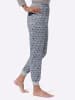 Sieh an! Schlafanzug-Hose in steingrau-bedruckt