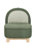 Beliani Kindersessel FABORG in Grün/Beige/Braun - (W) 50 x (H) 56 x (L) 47 cm