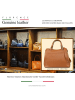 Florence Leder Handtasche Florence Tasche hellbraun ca. 31cm