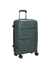 D&N Travel Line 4300 - 4-Rollen-Trolley M 66 cm (black) in dark green