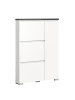 ebuy24 Schuhschrank Shoelove Weiß 95 x 18 cm