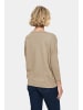 SAINT TROPEZ Strickpullover A2561, Casual fit in Plaza Taupe Melange