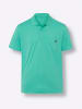 Sieh an! Kurzarm-Poloshirt in blaugrün