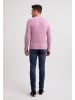 CASH-MERE.CH Recycelter V-Ausschnitt Pullover in Rosa
