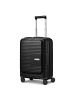 Redolz Essentials 17 2.0 4 Rollen Kabinentrolley 55 cm Laptopfach mit Dehnfalte black