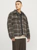 Jack & Jones Gefütterte Jacke in Chocolate Brown