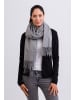 CASH-MERE.CH Schal waterwave in Grau