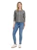 Betty Barclay Shirtjacke mit Rippenstruktur in Grau/Grau
