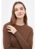 Finn Flare Strickkleid Fine Rib in dark beige