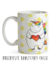 Mr. & Mrs. Panda Tasse Einhorn Herz ohne Spruch in Weiß