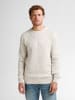 Petrol Industries Pullover mit Zopfmuster Madison in Weiß