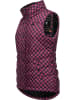ragwear Steppweste Hesty Print in Fuchsia