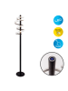 näve LED Stehleuchte "BELLEZA" in schwarz - (L)22 cm x (B)22 cm x (H)140 cm - EEK E