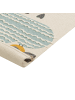 Beliani Kinderteppich BLANG in Bunt/Beige/Gelb - (W) 80 x (L) 150 cm