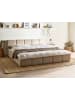 Beliani 2-tlg Doppelbett ORVILLE in Beige