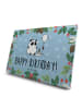 Mr. & Mrs. Panda Advents-Teekalender Panda Geburtstag mit Spruch in Eisblau