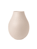 Villeroy & Boch Vase Perle Manufacture Collier 20 cm in Beige