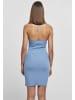 Urban Classics Urban Classics Damen Ladies Rib Knit Neckholder Dress in horizonblue