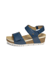 VITAFORM Softnappaleder Sandalen in jeansblau