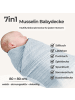 nordic coast company  Musselindecke, Puckdecke, Einschlagdecke, Babydecke Musselin, atmungsaktiv