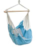 AMANKA Hängestuhl Bali + 2 Kissen in blau