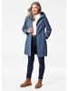 GOLDNER Wetterfeste Regenjacke mit Kapuze in rauchblau