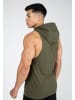 Gorilla Wear Tanktop mit Kapuze - Rogers - Armeegrün