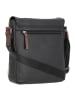 Bugatti Corso DeLuxe Umhängetasche Leder 21 cm schwarz
