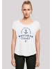 F4NT4STIC Long Cut T-Shirt Nordsee Knut & Jan Hamburg in weiß