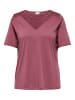ONLY Carmakoma T-shirt in Crushed Berry