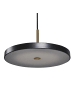 Beliani Tischleuchten EVENLODE in Schwarz/Messing - (W) 30 x (H) 120 x (L) 30 cm