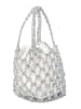 faina Women Handbag in Silver