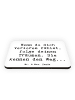 Mr. & Mrs. Panda Magnet Spruch Selbstzweifel und Träume mit Spruch in Weiß