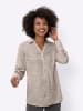 Heine Druckbluse in champagner-beige-bedruckt