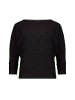 Zero  Langarm-Shirt im Glitzer-Look in Black Beauty