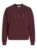 Vila Sweatshirt VIReflect Mood in aubergine