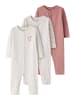 name it Schlafstrampler 3er-Pack Jersey Nbnnightsuit in buttercream